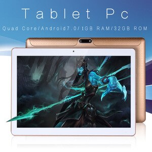 New Original 10 inch Tablet Pc Android 7.0 Google Market 3G Phone Call Dual SIM Cards CE Brand WiFi GPS Bluetooth 10.1 Tablets