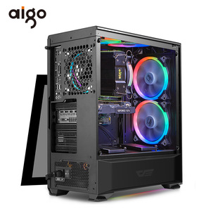 Aigo Desktop Computer Case ATX Pc Computer Case USB3.0 HD Audio Computer Cases 360mm Pc Chassis Gabinete Computador