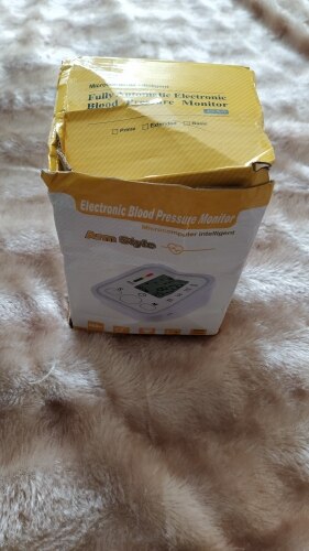 Automatic Digital Upper Arm Blood Pressure Monitor Heart Beat Rate Pulse Meter Tonometer Sphygmomanometer pulsometer