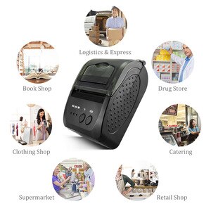 1809DD 58mm Bluetooth Thermal Receipt Printer for Android IOS Windows AND 5890T RS232 Port Receipt Printer POS Portable