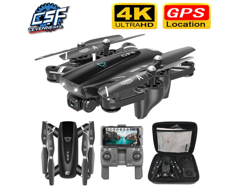 GPS Drone With Camera 5G RC Quadcopter Drones HD 4K WIFI FPV Foldable Off-Point Flying Photos Video Dron Helicopter Toy