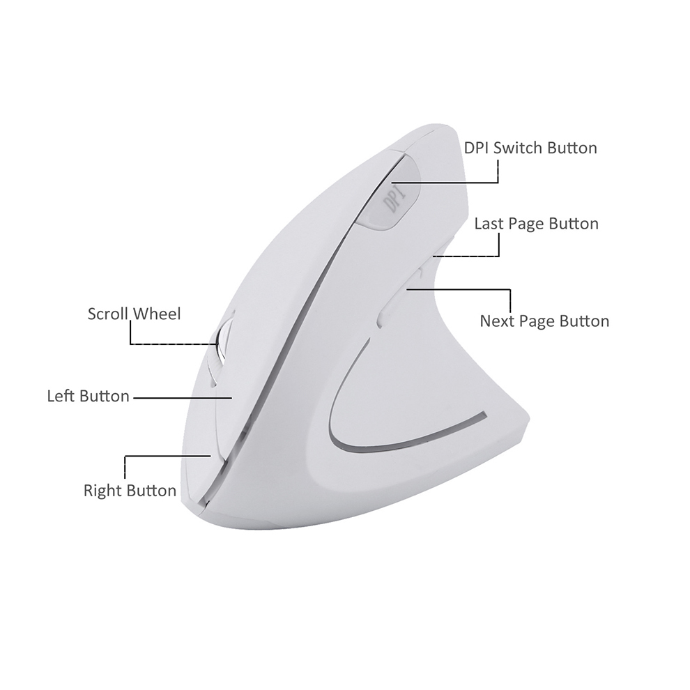 Buy Vertical Bluetooth Mouse Wireless Ergonomic Mice for Laptop