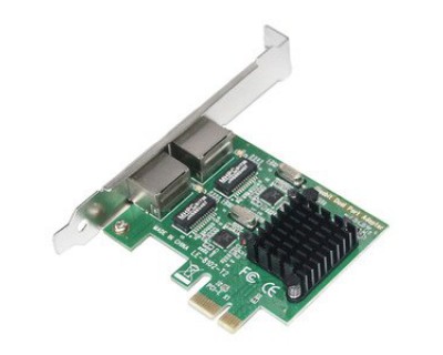 Dual-Port Slot Pci-E X1 Rj45 Interface Gigabit Ethernet Network Card 10/100/1000Mbps Rate 8111G Adapter