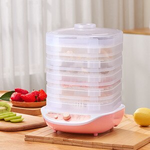 Dried Fruit Vegetables Herb Meat Machine Household MINI Food Dehydrator Pet Meat Dehydrated 5 trays Snacks Air Dryer EU