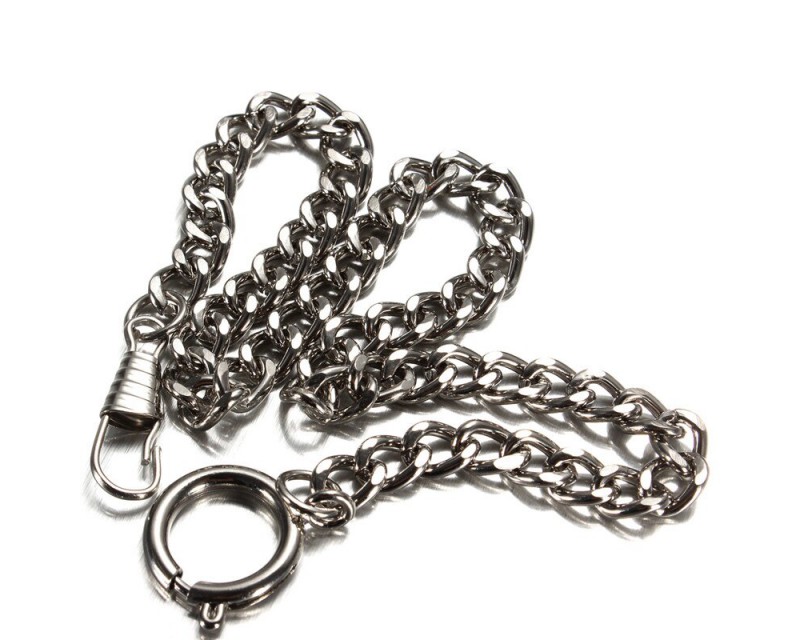 Antique Vintage Silver Alloy Chain for Fob Albert Pendant Fob Watch Holder Quartz Watches High Quality NEW