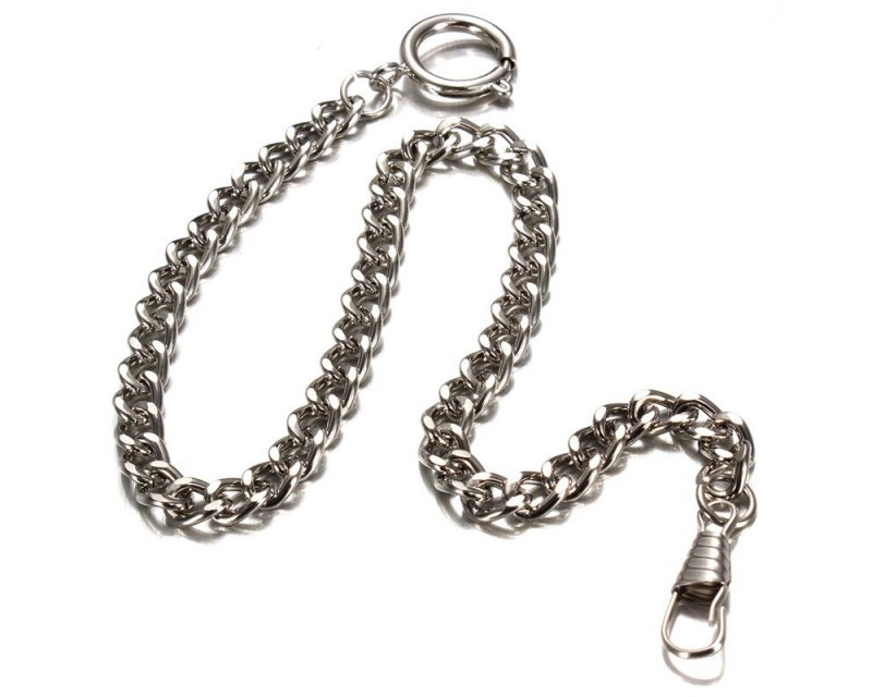 Antique Vintage Silver Alloy Chain for Fob Albert Pendant Fob Watch Holder Quartz Watches High Quality NEW
