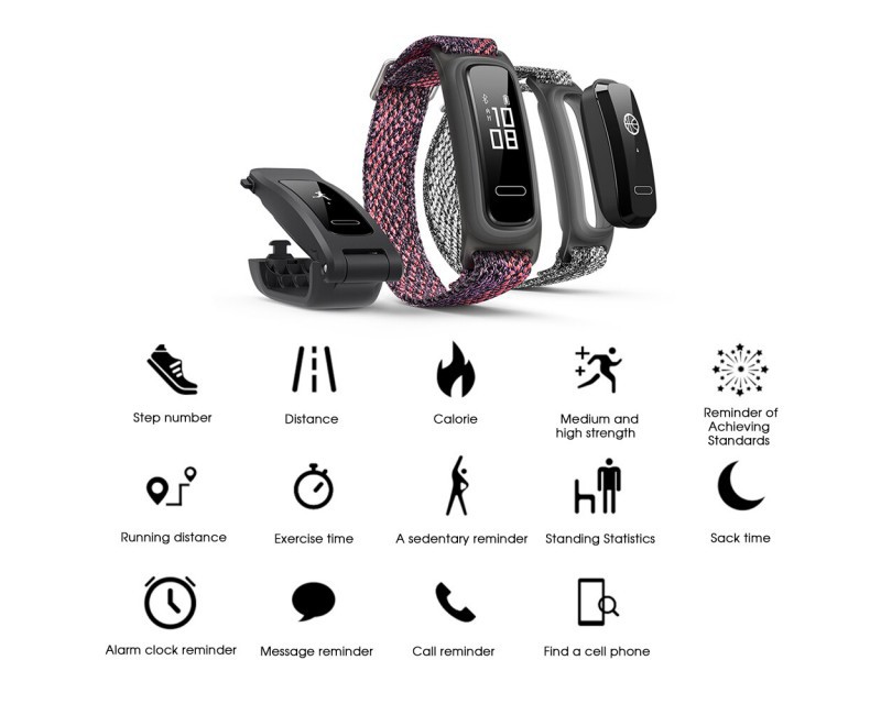 Huawei Smart Band 4E Touch Color Screen Sport Wristband Waterproof Heart Rate Tracker Running Smart Bracelet