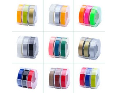 3D Dymo Label Tapes Multicolor 9mm Printer Ribbon Motex E101 1610 Label Machine Tapes
